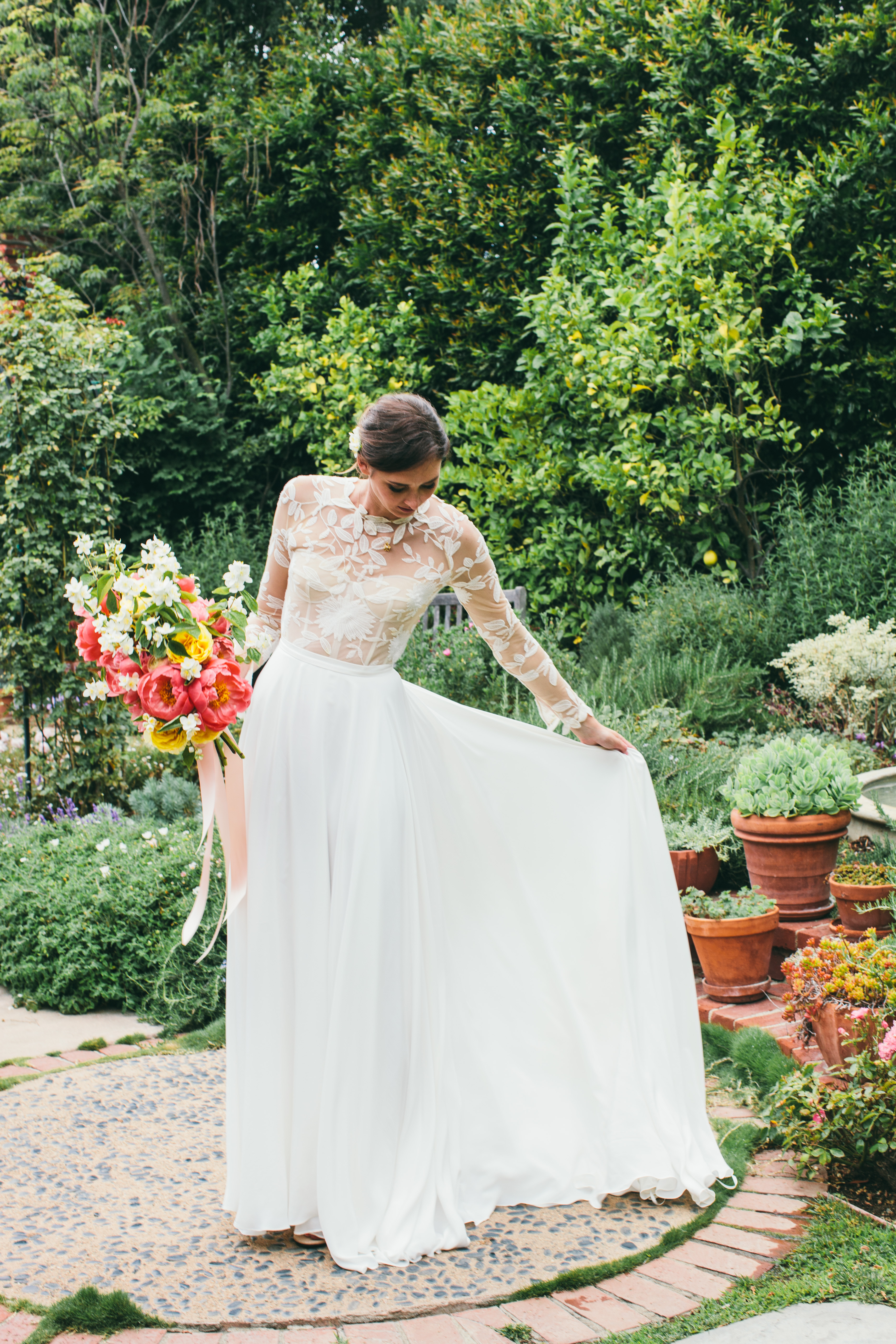 bridal gown